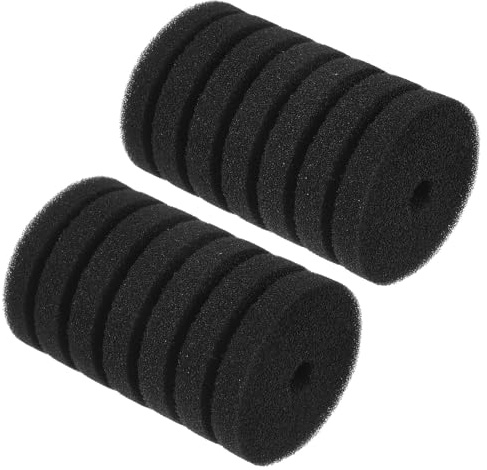 HOMOBABE 2 Esponjas de Prefiltro para Acuario Hechas de Esponja Gruesa, Aptas para Agua Dulce y Salada, Repuesto Adecuado para Filtro de Tanque de Peces