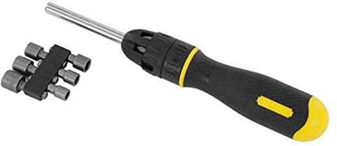 Stanley 68-010 Multibit Ratcheting Screwdriver with 10 Assorted Bits