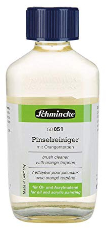 Schmincke – 50051 – Detergente per Pennelli – Arancione terpène – 200 ml