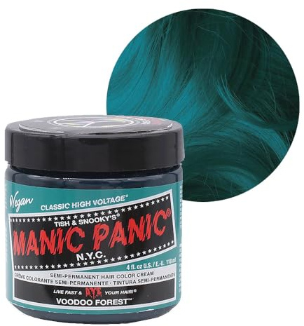 Manic Panic - Voodoo Forest Classic Crem Vegan Cruelty Free Semi-Permanent Hair Colour 118ml