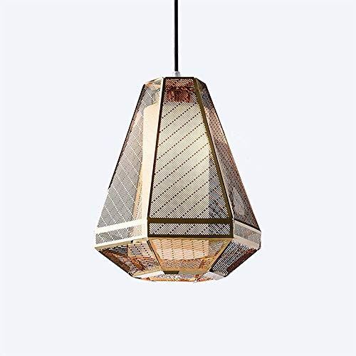 GAOTINGTING Modern Post-Modern Industrial Style Golden Creative Fashion Simple Model Room Dining Room Bedroom Creative Chandelier Wrought Iron Chandeliers (Size : A)