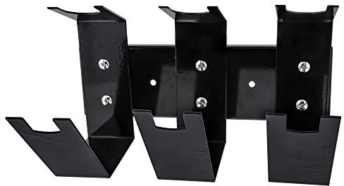 TCP Global Magnetic Paint Spray Gun Holder Stand, Holds 3 Gravity Feed, Siphon or Pressure Feed HVLP Guns - Attach to Spray Booth Wall, Paint Mix Room, Workstation Cabinet, Body Shop or Garage Wall