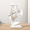 NORHOR Couple Statue Creative Kiss Sculpture Abstract Art Couple Sculpture Home Furnishing Resin Decoration Romantic Statue Used for Home Decoration, Wedding, Gift (White)
