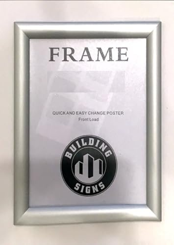Silver Poster Frame 5.5x8.5 Inches, snap frame 5.5x8.5, Outdoor Poster Display Unit (Aluminium)