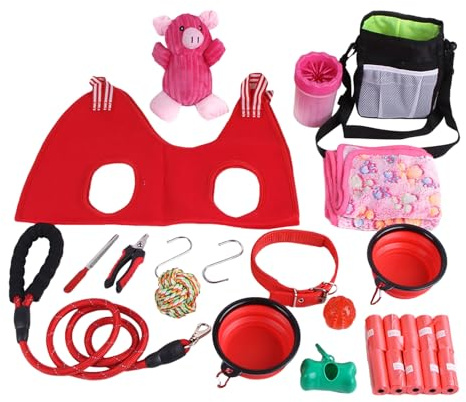 Sirseon Équipement de Formation d'agilité pour Chien, Ensemble de Harnais de Chien,Fournitures interactives pour Chiens Jouets multifonctionnels pour Chiens - Équipement de Formation Robuste