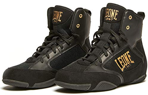 LEONE 1947 Unisex Stivaletti Boxe Premium STIEFEL-CL110, schwarz