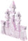 DRESSOOS Bunte Prinzessin Spielzeug Schloss Modell Schloss Ornament für Kinder Spielen