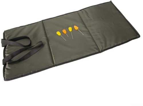 Foldable Unhooking Mat And Essential Bait Needles, With Elastic Transport Belt, Fishing Mat Fish Protection Mat, Portable Baiting Needle Set