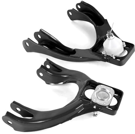Inferiores Juego Brazos Suspensión Para Civic EG 1992-1995 LCA011-EG Brazo de control superior delantero ajustable Camber Brazos A Kit brazo inclinación del automóvil(Black)