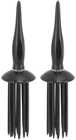 ZJchao Set di Pettini Arricciacapelli Soffici 2 Pezzi con 17 Denti Arrotondati con estremità Appuntite per uno Styling Senza Sforzo e un Aumento del Volume