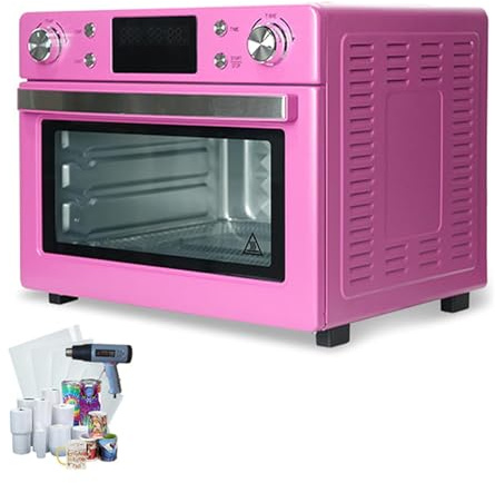 Sublimeringsugn, 16l/30l Lätt Konvektionsugn 450℉ 360° Turbokonvektion, Digital Styrning, Bulktryck För 40oz Dricksglas Och 11oz Keramiska Muggar 30L