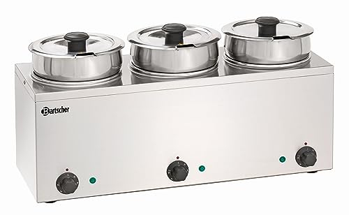 Bartscher Bain-Marie Hotpot mit 3 Töpfen 3,5 Liter - 607035