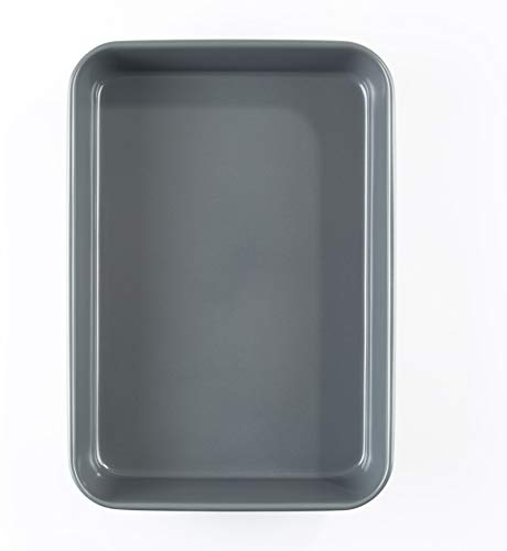 Prochef Large Deep Roasting Tin, Premium Quality, Easy to Clean, Teflon Innovations Non-Stick Silicone Coating,Black