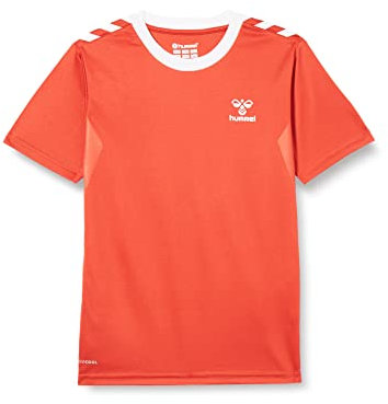 hummel Unisex Kinder Hmlstaltic Poly Jersey S/S Kids T Shirt, Summer Fig, 176 EU