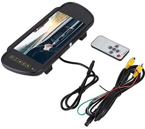 Yosoo Health Gear Backup Camera Monitor with AV1 AV2 Input, 12-24V Wide Voltage & Short Circuit Protection for Cars Trucks RVs