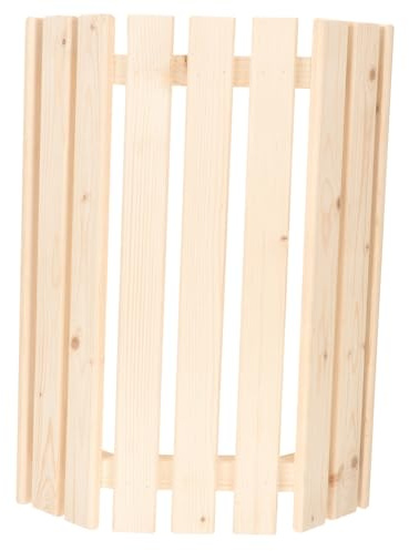 ifundom Pantalla de Lámpara a Prueba de Explosiones para Sauna Fabricada en Madera de Pino, Accesorio Ligero y Práctico Adecuado para Ambientes de Spa y Sauna Doméstica