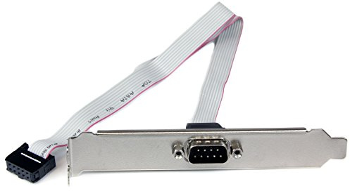 StarTech.com Adaptador de 40cm de Header Bracket Serie RS232 a IDC 10 Pines para Placa Base - Cabezal Serial - 1x DB9 Macho - 1x IDC Hembra