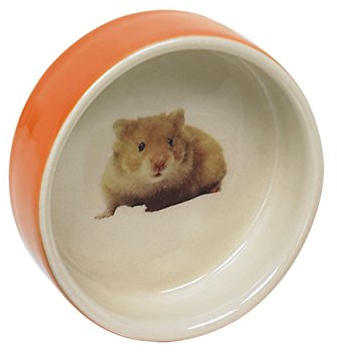 Nobby Hamster Keramikschale, orange Ø7,5 x 2,5 cm, 1 Stück