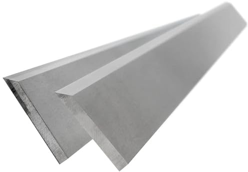 2 Stück Hobelmesser 500 x 30 x 3 HSS%18 Wolfram Streifenhobelmesser