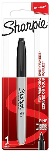 Sharpie Permanent Marker | Fine Point for Bold Details | Black Ink | 1 Marker Pen