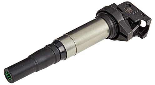 HELLA 5DA 358 057-001 Bobina d'accensione, 12V, 3a... poli, Bobina di accensione cavità candela, infilato