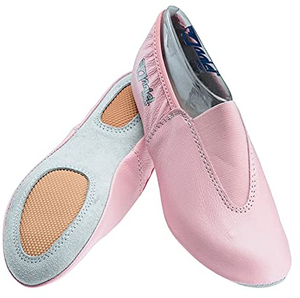 Anniel 2038 Chaussures de Gymnastique Artistiques en Cuir. 100% Fabriquées en Italie (36 Rose)