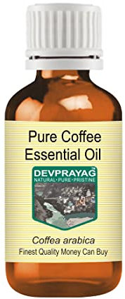 Devprayag Pure Coffee Essential Oil (Coffea Arabica) Natural Therapeutic Grade Steam Distilled 10ml (0.33 oz)