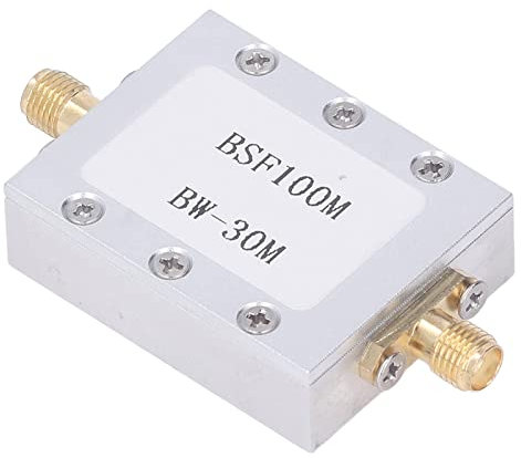 Filtro di Arresto Della Banda, Filtro di Interferenza Anti FM 1-3000 Mhz, Filtro A Tacca Passivo In Lega, Filtro A Blocco Fm di Trasmissione, per Sopprimere Un Determinato Segnale di Frequenza Banda