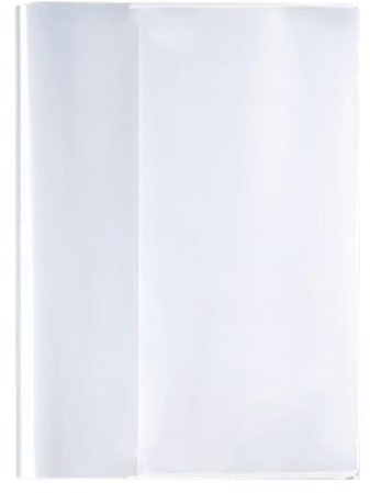 Housse de protection pour manuels scolaires – 10 x A4 transparentes pour livres de référence, housse de protection résistante à l'usure pour livres, manuels scolaires, ouvrages de référence