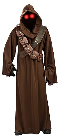Rubies Men's Star Wars Jawa Costume, Standard, Brown, CHEST 44', WAIST 30-34' Halloween