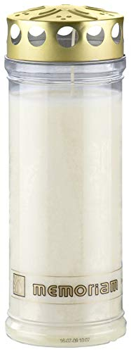 Kerzen Junglas Lot de 20 Lanternes funéraires Bougie Clair 20 x 7 cm – 3798–7 Jours Durée de Combustion – (éternellement ölkerze) – Bougie commémorative de lumière