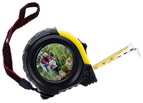 Mètre personnalisé photo – Mètre de 5m professionnel avec impression photo dessus – Idée cadeau pour les bricoleurs avec ce mètre déroulant personnalisable