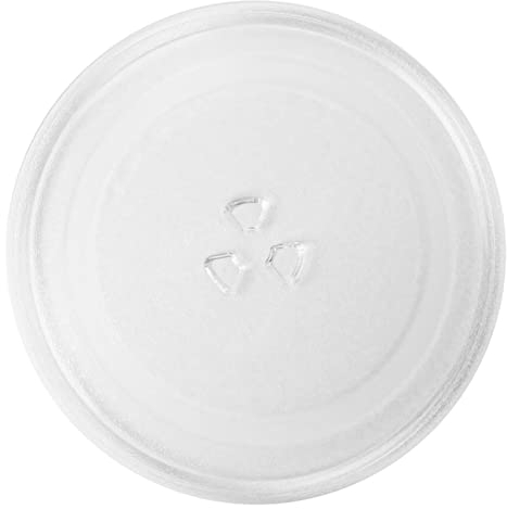 SPARES2GO Microwave Turntable Glass Plate Compatible with Russell Hobbs RHM2076B RHM2064C RHM2079A RHM2086SS Legacy Heritage 20 Litre (255mm)