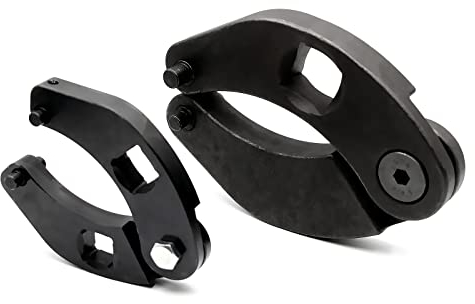 1266 & 7463 Adjustable Gland Nut Wrench, Universal Gland Nut Spanner Set for Hydraulic Cylinders on Most Farm and Construction Equipment (2PCS)