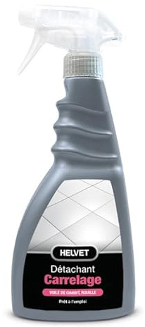Nettoyant Carrelage Helvet – Détachant pour Sol & Joint : Elimine la Rouilles, Traces et Voiles de Ciment, Calcaire, 500.00 ml (Lot de 1)