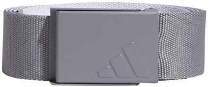 adidas Herren REVERSIBLE WEBBING BELT, Grey Three/White, One Size