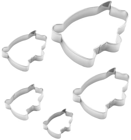 5 Uds Moldes Para Cerdos, Moldes De Acero Inoxidable, Cortadores De Galletas, Moldes Lindos, Accesorios Para Hornear, Herramientas De Cocina