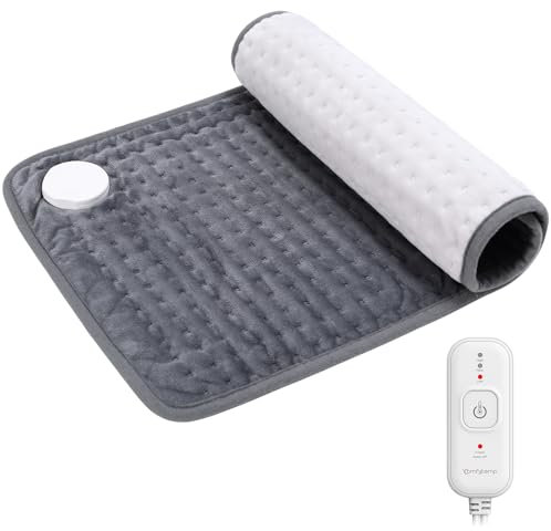 Comfytemp Heizkissen mit Abschaltautomatik Ultraweich Elektrisches Wärmekissen mit Sicherheitssystem für Rücken Bauch Nacken Schulter Heizdecke (30x60cm) Geschenke für Mütter, Frauen, Mama, Papa