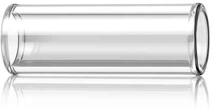 Borosilicate Glass Guitar Slide for Electric and Acoustic, Medium Size 9-10