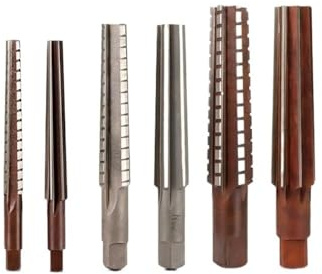 APVMFMKLTG Morse Machine Reamer 2pc Set Hand Reamers Set MT0/MT1/MT2/MT3/MT4 Fit For Milling Finishing Cutter Tool Morse Taper Reamer(2PC MT2)