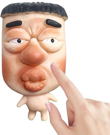 Chaies Giocattoli Schiacciabili Per Bambini | Oggetto Antistress a Forma di Faccia Grande con Rialzo Lento,Giochi Antistress | Per Bambini, Ragazzi, Adulti, Studenti, Professionisti, per Relax a Casa