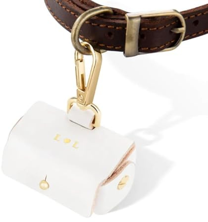 RBFGYIOP Bustina Porta Fede Nuziale Per Collare Cane In Pelle, Portaanelli Per Cerimonia Matrimonio E Proposta, Accessorio Elegante Per Animali Domestici