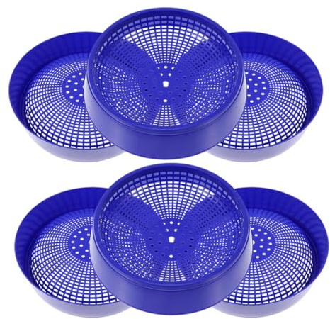 jojofuny Set da 6 Ciotole Nido per Uccelli in Plastica Resistente, Ciotole per Nidificazione e Allevamento Uova di Piccioni, Adatte per Allevamento Domestico e Ambienti Zoo