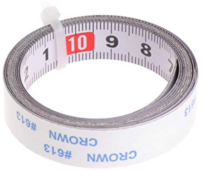 Ruban de mesure auto-adhésif de gauche à droite, droite à gauche, Au milieu des deux côtés 1/2/3 / 5M (1M, Droite à gauche)