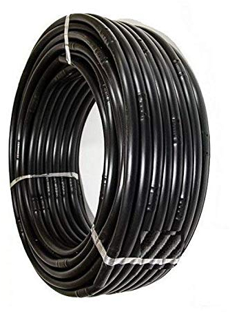 Pcriegos 02033-100 Tubería para Riego 16 mm con goteros Integrado a 33 cmts, Color Negro 100 Metros