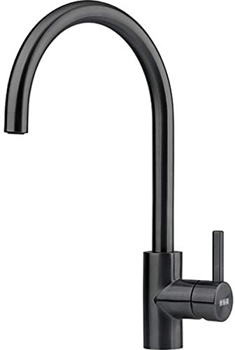 Kitchen Sink tap Made of Stainless Steel and with a Fixed spout from Franke Eos Neo - Black - 115.0613.590