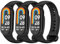 MONUARY 3 Piezas Correas Compatibles con Xiaomi Smart Band 10/9/8, Pulseras de Repuesto Deportivas de Colores, Suaves y Transpirables, Liberación Rápida