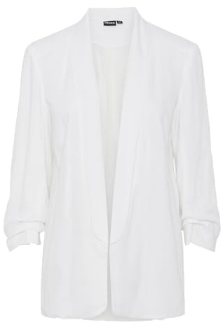 PIECES Pcpia Bosella Blazer Noos, Blanc éclatant., M