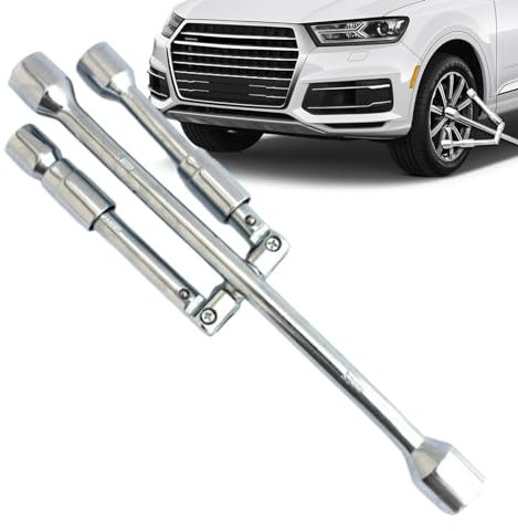 Xasbseulk 4-Wege-Radschlüssel, klappbarer Radschlüssel, 35,6 cm, multifunktional, faltbar, tragbar, für Freund, Vater, Großvater