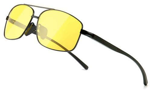 SUNGAIT Lightweight Rectangular Polarized Sunglasses Man UV400 Protection